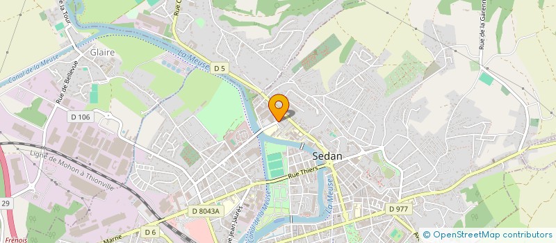 localisation de l'entreprise BOULISO à SEDAN