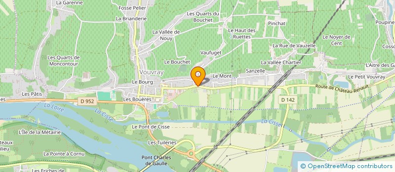 localisation de l'entreprise BOULISSON à VOUVRAY