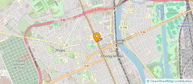 localisation de l'entreprise BOULISTES SPORTIFS DE CHOISY à CHOISY-LE-ROI