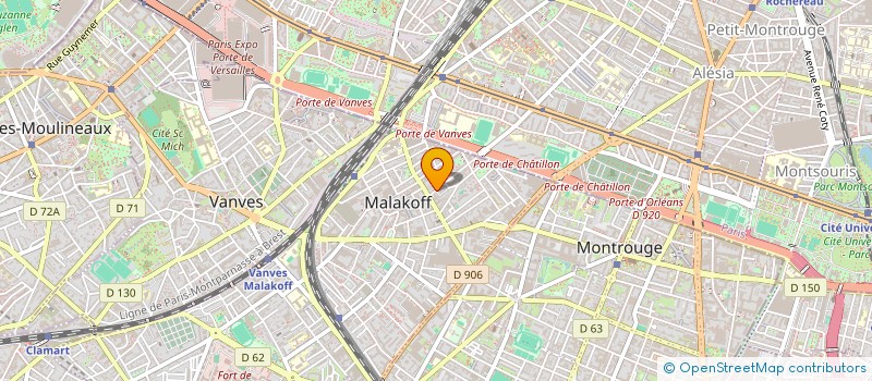 localisation de l'entreprise BOULITRUC  MALAKOFF