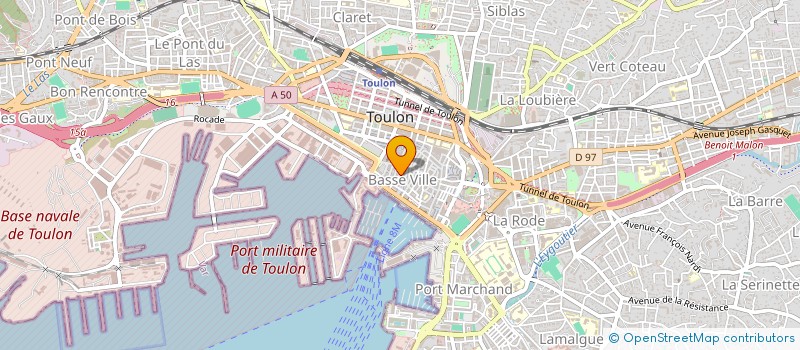 localisation de l'entreprise BOULKOUT A ET YOUCEF A  TOULON