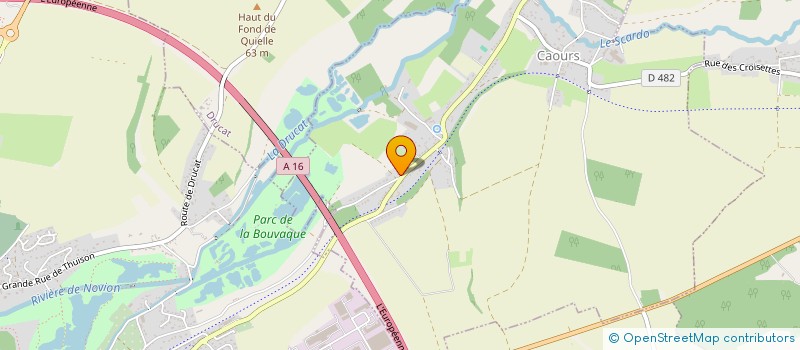 localisation de l'entreprise BOULLAND DE L'HERMITAGE  CAOURS