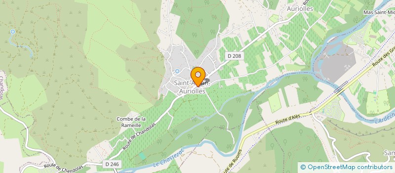 localisation de l'entreprise BOULLAND-GERIE  SAINT-ALBAN-AURIOLLES