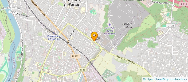 localisation de l'entreprise BOULLE ET COSENTINO  CORMEILLES-EN-PARISIS