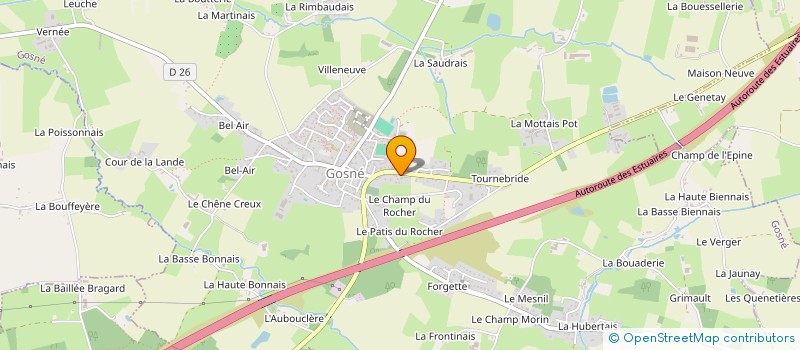 localisation de l'entreprise BOULLE SCI  GOSNE