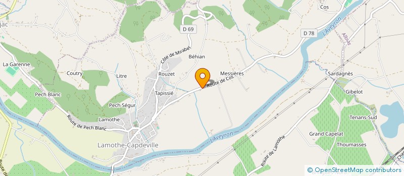 localisation de l'entreprise BOULLEY  LAMOTHE-CAPDEVILLE