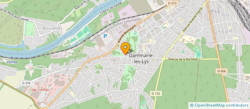 localisation de l'entreprise BOULLIF TRANSPORT VTC à DAMMARIE-LES-LYS