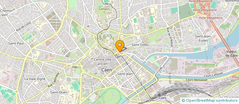 localisation de l'entreprise BOULLIN à CAEN