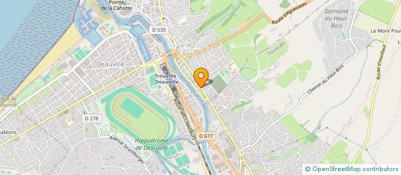 localisation de l'entreprise BOULLIN à TROUVILLE-SUR-MER