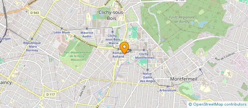 localisation de l'entreprise BOULLY ETANCHEITE à CLICHY-SOUS-BOIS