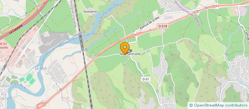 localisation de l'entreprise BOULMICHE  MONTESQUIEU-DES-ALBERES