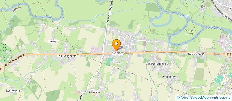 localisation de l'entreprise BOULO-CLUB DE SORNAY  SORNAY