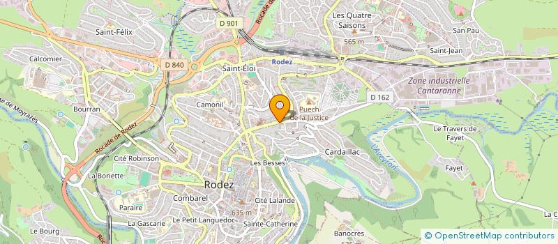 localisation de l'entreprise BOULOC ECONOMISTE à RODEZ
