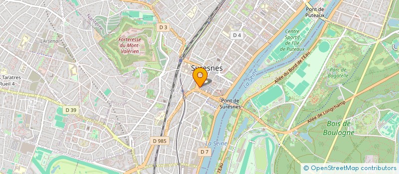 localisation de l'entreprise BOULOGNE 19 LECLERC à SURESNES
