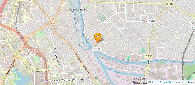 localisation de l'entreprise BOULOGNE 26 à SAINT-MAUR-DES-FOSSES