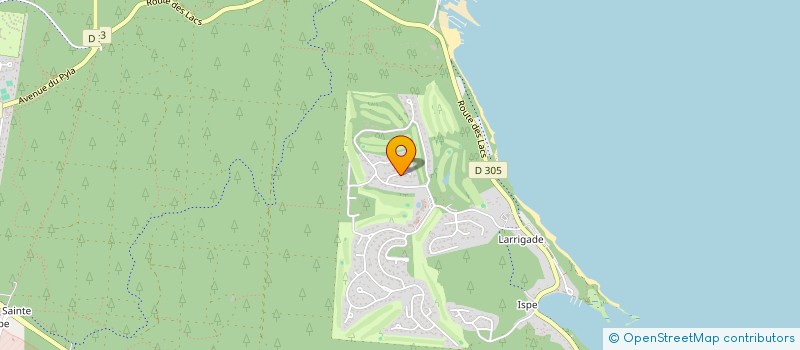 localisation de l'entreprise BOULOGNE  BISCARROSSE