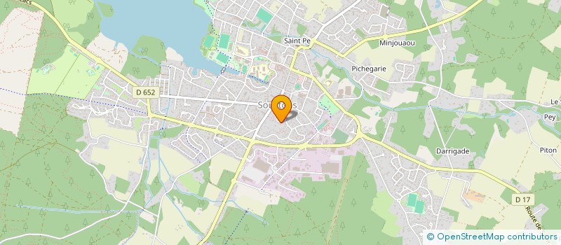 localisation de l'entreprise BOULOGNE  SOUSTONS