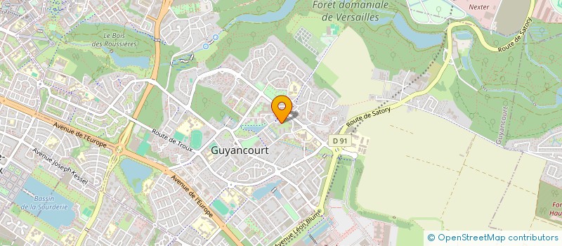 localisation de l'entreprise BOULOGNE  GUYANCOURT