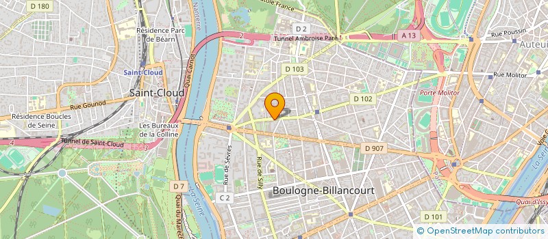 localisation de l'entreprise BOULOGNE BILLANCOURT ECOLOGIE à BOULOGNE-BILLANCOURT