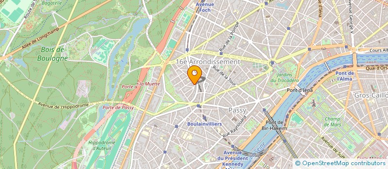 localisation de l'entreprise BOULOGNE BUSINESS CENTER  PARIS