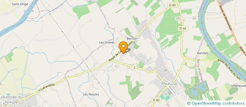 localisation de l'entreprise BOULOGNE CRETEIL  MEAUZAC