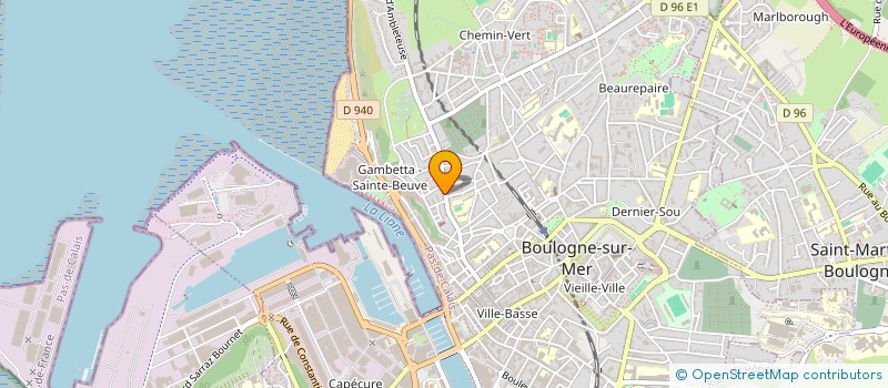localisation de l'entreprise BOULOGNE GENERATION HIP HOP à BOULOGNE-SUR-MER