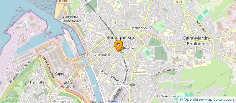 localisation de l'entreprise BOULOGNE PAE à BOULOGNE-SUR-MER