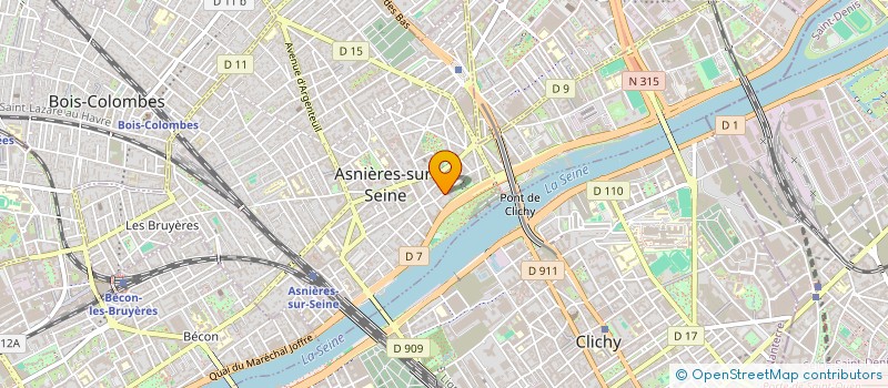 localisation de l'entreprise BOULOGNE-PARIS à ASNIERES-SUR-SEINE