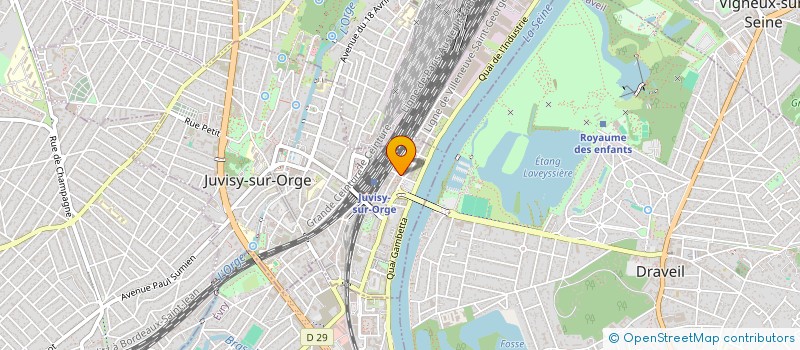localisation de l'entreprise BOULOGNE-PARIS-MAREE à JUVISY-SUR-ORGE
