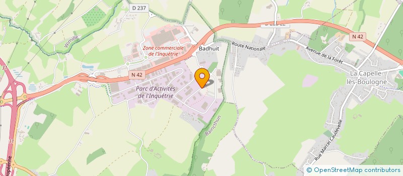 localisation de l'entreprise BOULOGNE RENOVATION  SAINT-MARTIN-BOULOGNE