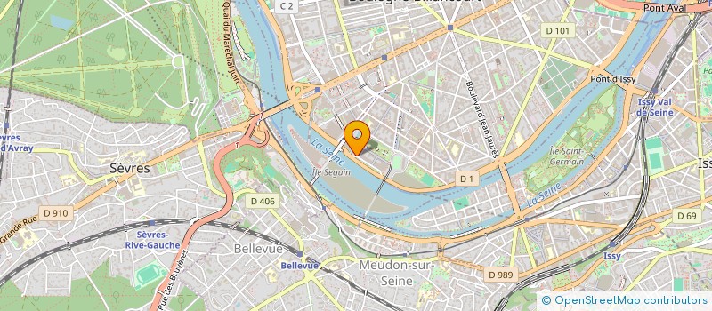localisation de l'entreprise BOULOGNE RESTAURATION à BOULOGNE-BILLANCOURT