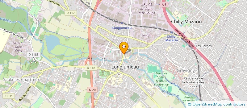 localisation de l'entreprise BOULOMMIER à LONGJUMEAU