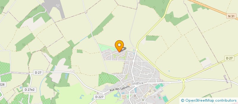 localisation de l'entreprise BOULON  GUEUX