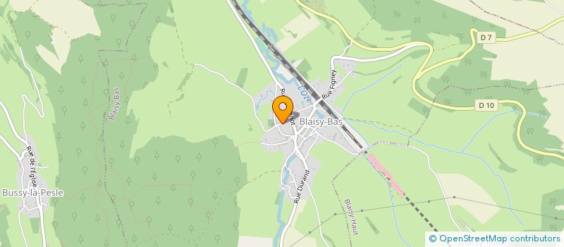 localisation de l'entreprise BOULONNERIE VISSERIE VARIN à BLAISY-BAS