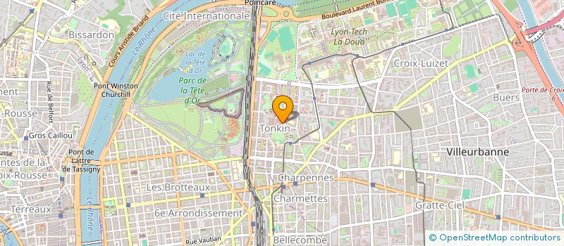 localisation de l'entreprise BOULOTTET  VILLEURBANNE