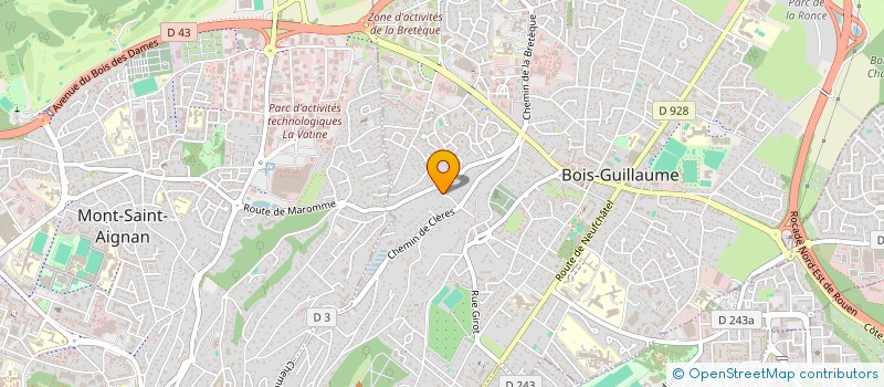 localisation de l'entreprise BOULOU à BOIS GUILLAUME