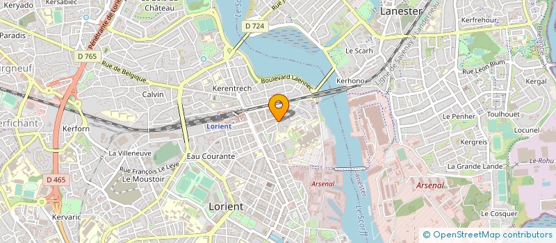 localisation de l'entreprise BOULOUARD DEMENAGEMENTS à LORIENT