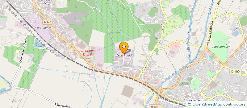 localisation de l'entreprise BOULOURIS LANCERS à FREJUS
