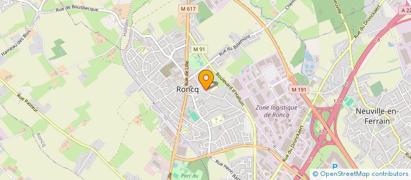 localisation de l'entreprise BOULOVA à RONCQ