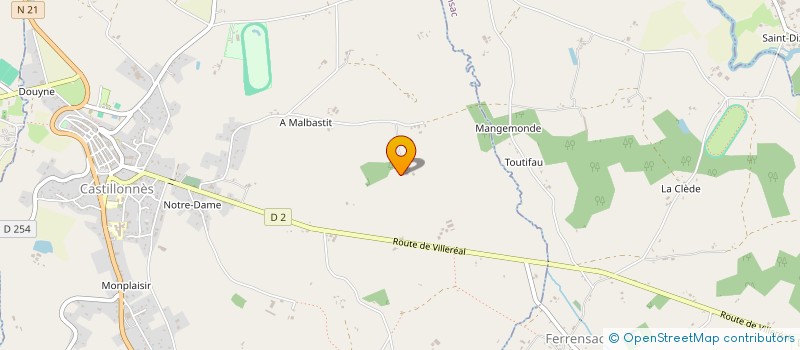 localisation de l'entreprise BOULSABAS  MONTAURIOL