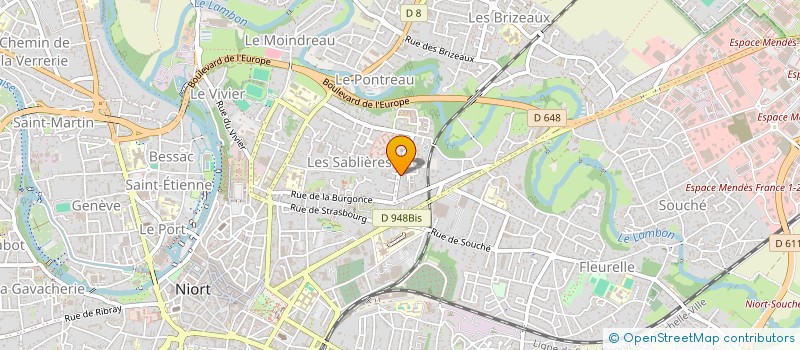 localisation de l'entreprise BOULSIN à NIORT
