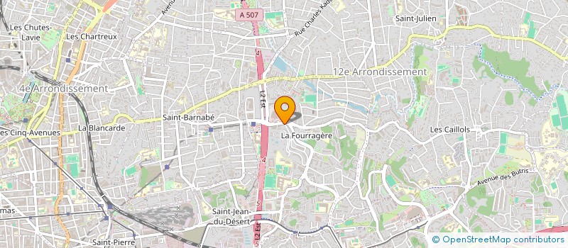 localisation de l'entreprise BOULT à MARSEILLE