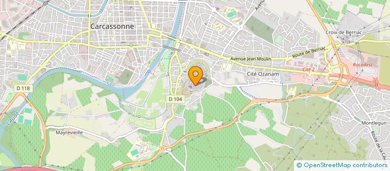 localisation de l'entreprise BOULTER BAULO  CARCASSONNE