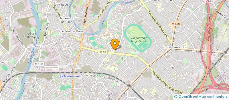 localisation de l'entreprise BOULTOUL à MARCQ-EN-BARŒUL