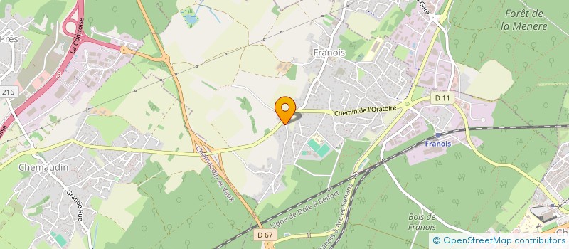 localisation de l'entreprise BOULY à FRANOIS