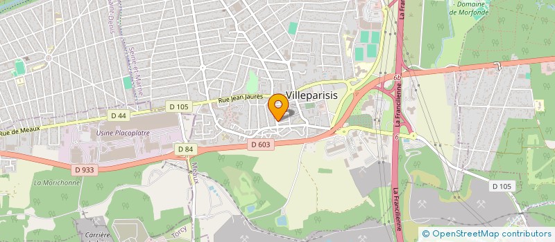 localisation de l'entreprise BOULY DIFFUSION à VILLEPARISIS