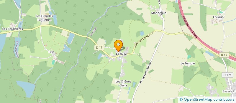 localisation de l'entreprise BOULY SERVICES +  DRUILLAT