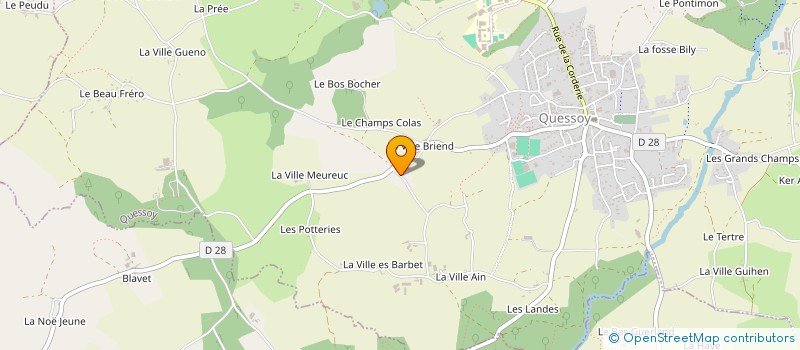 localisation de l'entreprise BOUM BOOM BREIZH  QUESSOY