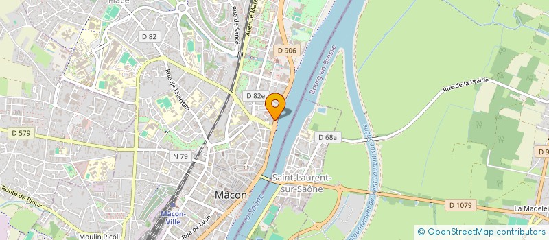 localisation de l'entreprise BOUM BOUM TCHK CLUB à MACON