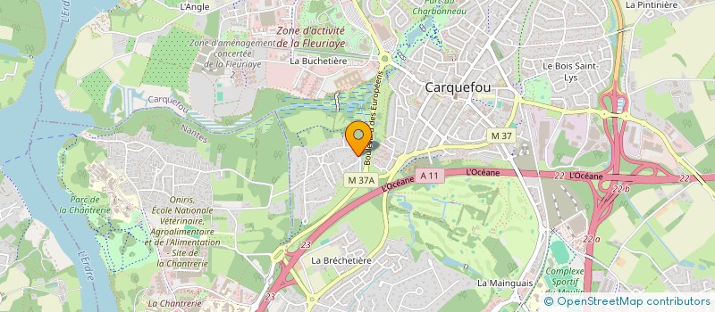 localisation de l'entreprise BOUMARD à CARQUEFOU